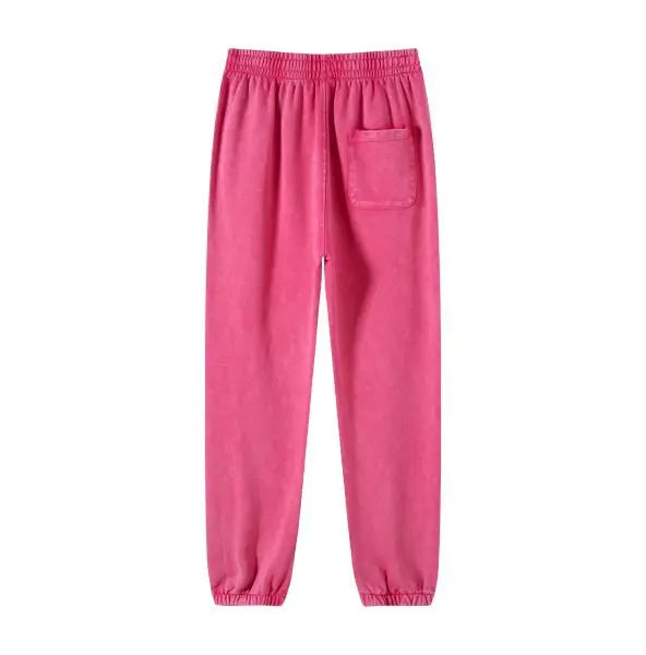 Vier Jahreszeiten Neue Mode Für Männer Casual Trendy Amerikanischen Gewaschen Gewachst Lose Einfarbig Hosen Gerade Jogger Hosen Männliche Hosen