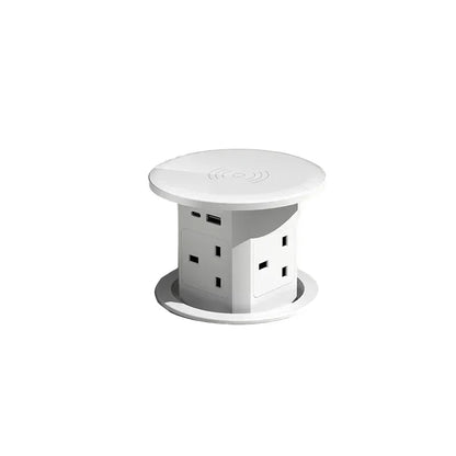 Us uk au stecker power küchentisch steckdose pop up desktop steckdosen strom ladung usb aluminium regal, versteckt, eingebaut.