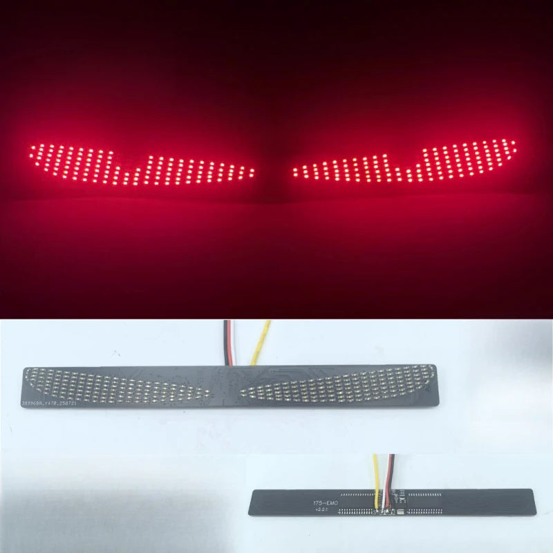 LED PCB Demon Eye Decoration Light For 1/14 Tamiya RC Truck Trailer Tipper Scania Benz Actros Volvo MAN DIY Parts.