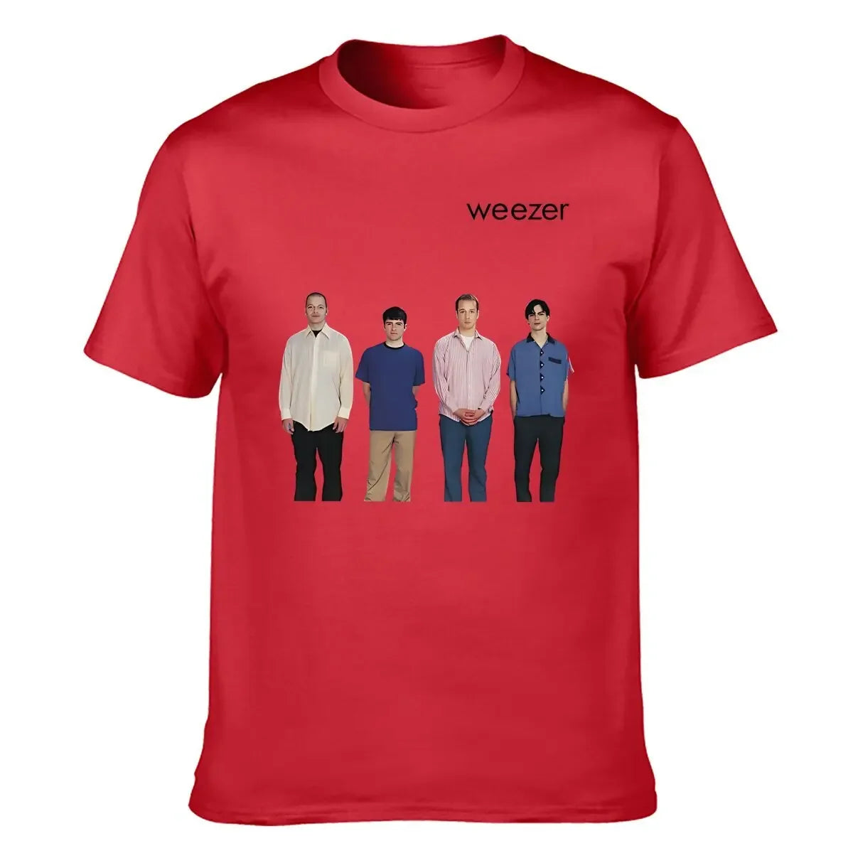 Summer Classic Weezer 1994 Album Band Shirt Classic Royal Blue unisex, casual fashion crew-neck T-shirt 100% cotton.