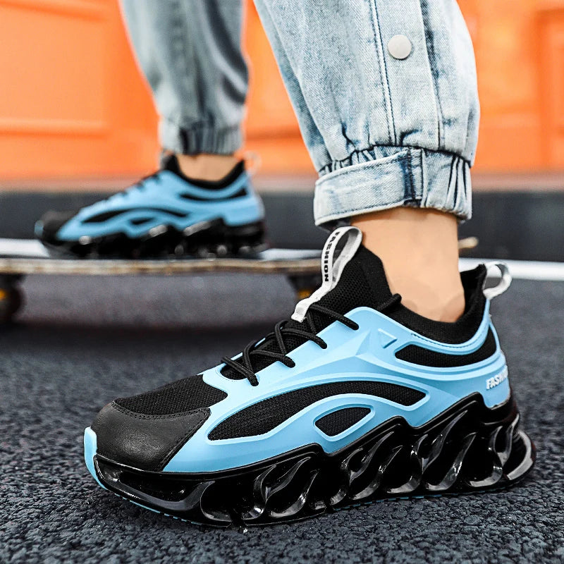 YRZL Mens Athletic Shoes 2025 Breathable Running Shoes Men Lightweight Sneakers Comfortable Walking Shoes Anti Slip Sports Shoes.