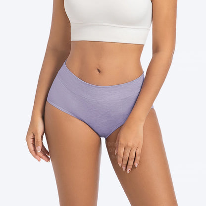 High Waist Leakproof Period Panties Bamboo Fibre Heavy Flow Absorbent Underwear Reusable Breathable
