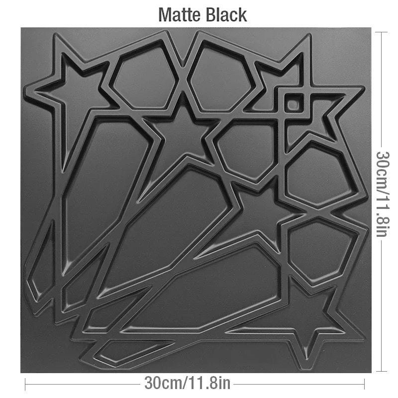 12pcs 30cm 3D textured wall panel 3D wall sticker Wood grain wall decor, suitable for living room, hall, bedroom, hotel, office