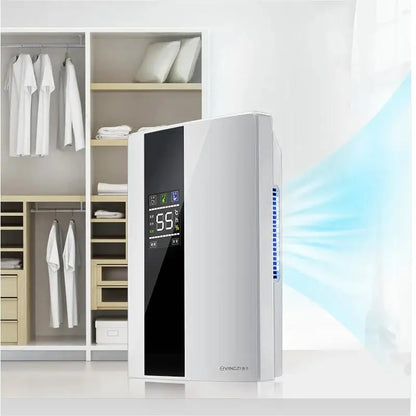 Dehumidifier and Air Purifier 2 in 1 Moisture Absorber Household Mute Bedroom Basement Remote Control Timing External Water Pipe.