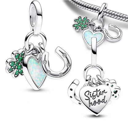100% 925 sterling silver Disney 100th anniversary charm beads suitable for original DlY bracelet, women's fashion gift