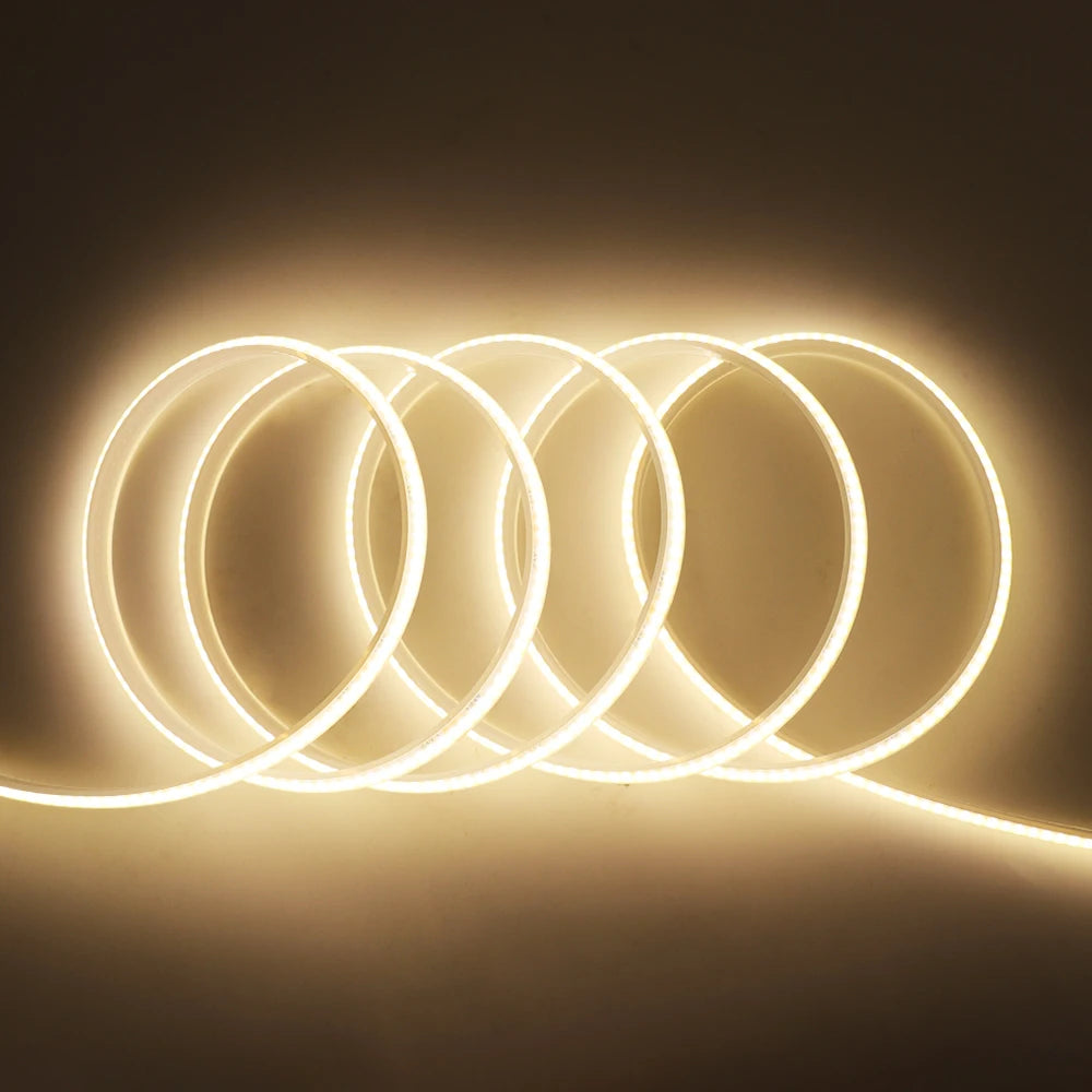 12V 24V COB LED Streifen Licht IP68 IP67 Wasserdichte Flexible Led Lampe 320LED 5m 10m 15m 0,5m 1m Hohe Dichte Helle Liner Beleuchtung.