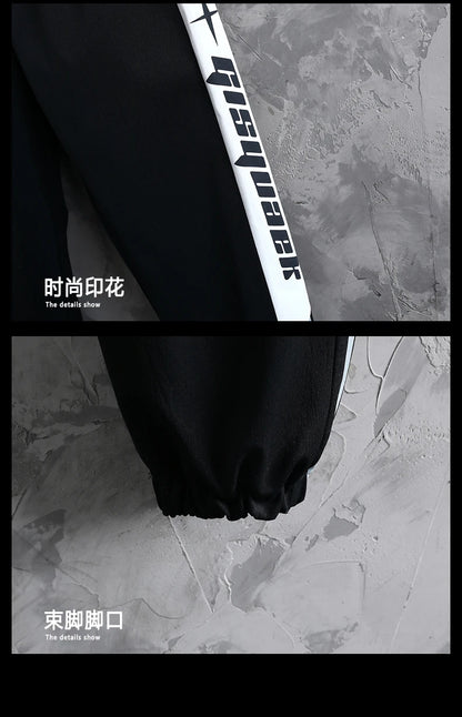 2025 Spring Casual Jackets Sportswear+Pants Men's Sets Korean Style 2 Piece Sets Men Streetwear Fitness Male Tracksuit.