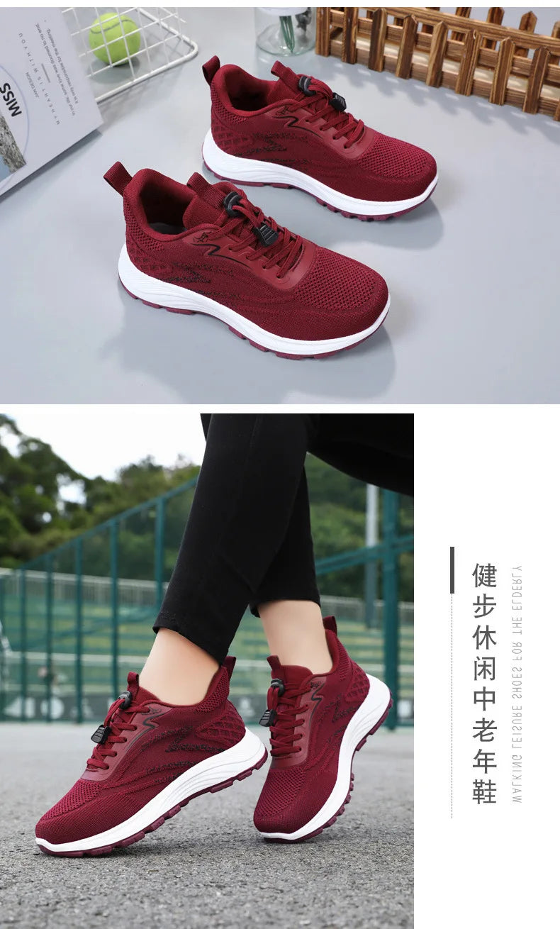 2025 Spring Women's Casual Sports Shoes Breathable and Comfortable Outdoor High Quality Single Shoes Trendy Women's Shoes