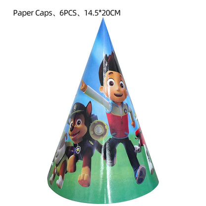 PAW Patrol Geburtstag Party Dekoration Neue Version Ballon Set Einweg Geschirr Kid Event Liefert Banner Hintergrund Geschenk