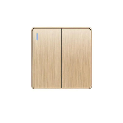 Gold 13A UK Stecker USB Steckdose, Haushalt elektrische licht schalter, universal 5 loch Dual Buchse mit USB Ladegerät, AC110-250V