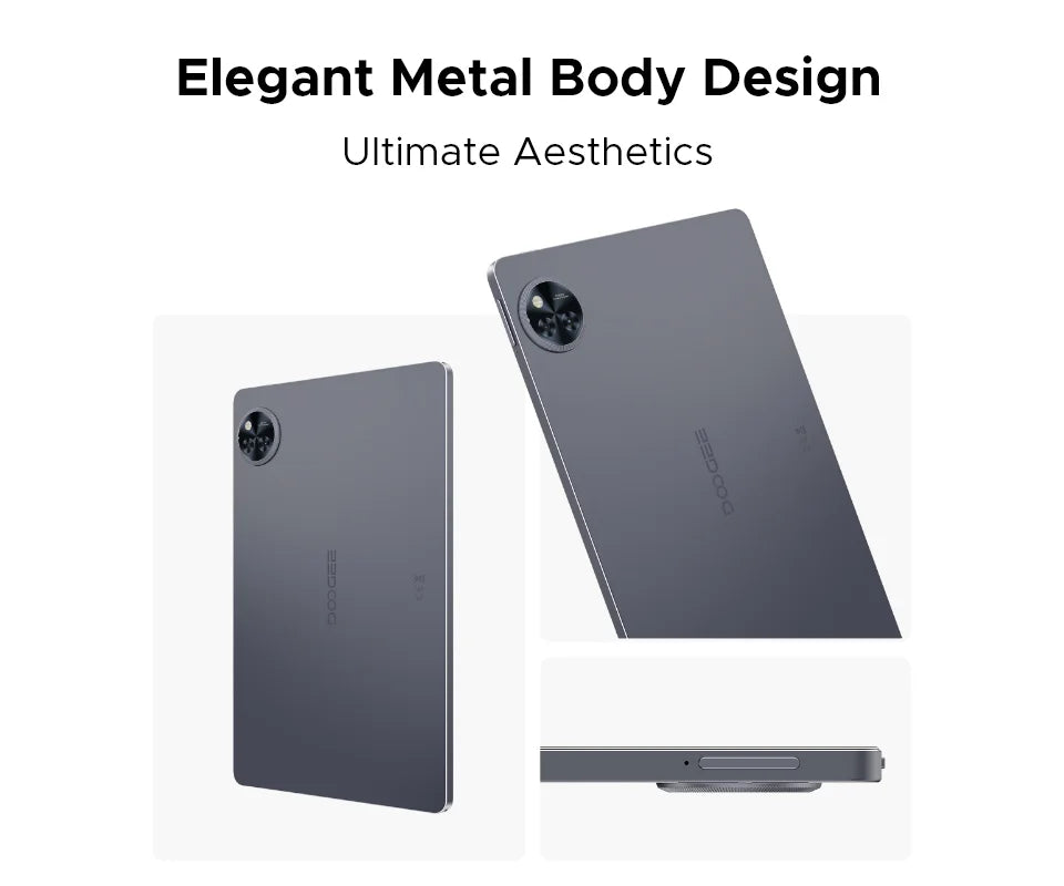 DOOGEE U11 Android 15 Tablet 11 Ultra-clear 90Hz Display 4GB RAM 128GB ROM 8580mAh Battery Dual Speaker Supports Widevine L1.