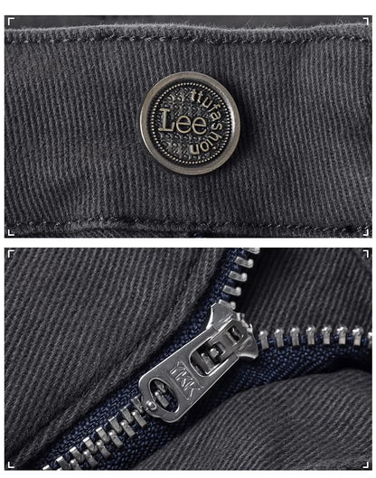 2024 herbst/Winter Neue männer Jeans Business Lose-Fit Gerade Bein Hohe Taille Baumwolle Casual Trendy hosen