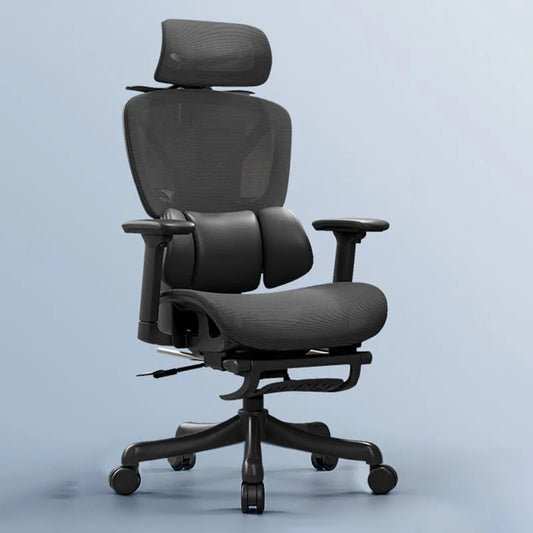 Gaming-Computerstuhl, ergonomischer Heimbürositz, 135-Grad-Backung mit Fußstütze, Lordosenstütze, höhenverstellbarer Sessel