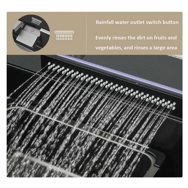 Wvier multifonction Whale Shaped Large Sink rubinetto cucina lavello cosas para casa waterfall kitchen-sink