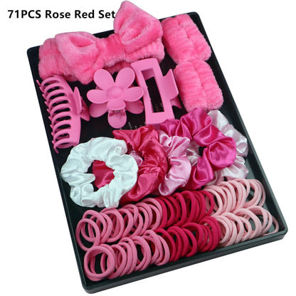 New Hair Accessories Set For Women,Headband For Washing Face,Hair Clip,Hair Bands,Hair Scrunchies,Hair Accessory Combination.