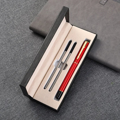 Geschenkbox-Set, Geschäftswerbung, neutraler Stift, individuelles Logo, Büro, Metall, Unterschriftenstift, Studenten-Briefpapier, Großhandel, gravierter Name.