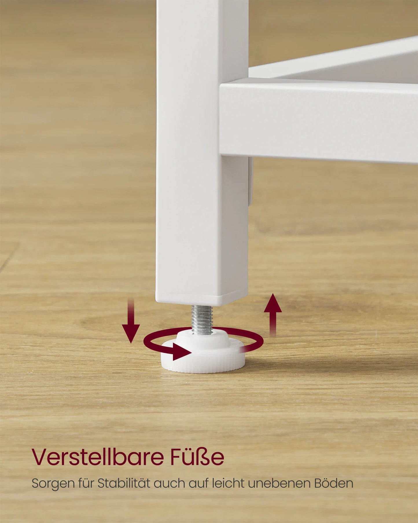 VASAGLE Schreibtisch, Kleiner Computertisch, Bürotisch, für Arbeitszimmer, Schlafzimmer,moderner Stil, Metallgestell