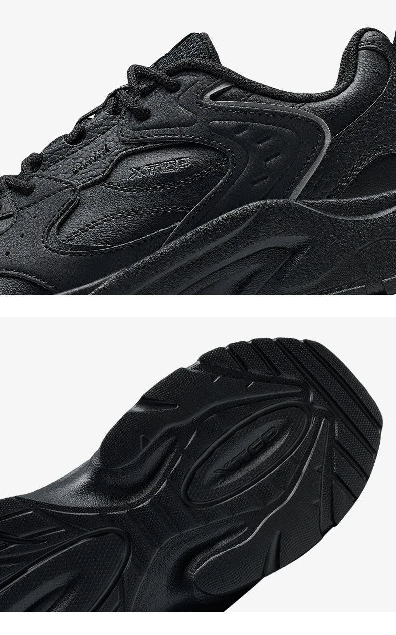 Xtep Women's Casual Shoes 2024 Winter Trendy Retro Durability Comfortable Sneakers Stability Sports Shoes 876418320008