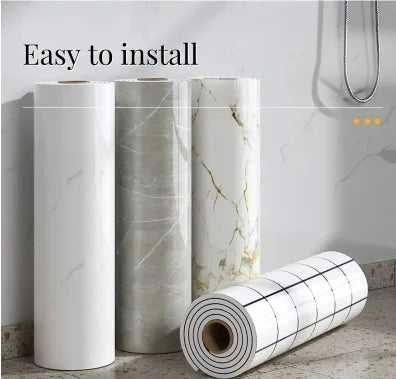 Thick foam marble wallpaper 1 roll waterproof and antifouling wall sticker self-adhesive wallpaper for bedroom and living room