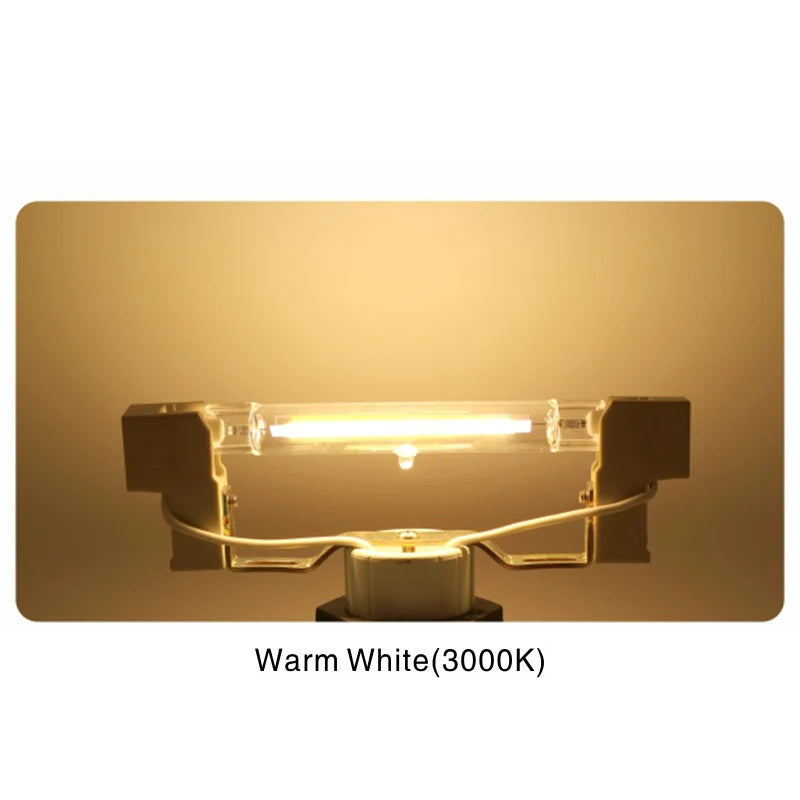 High Power 5W 10W 20W LED R7s COB Glass Tube 118mm J118 78mm J78 Cob Light Bulb AC 110V 220V 240V Lampadas Replace Halogen Lamp.