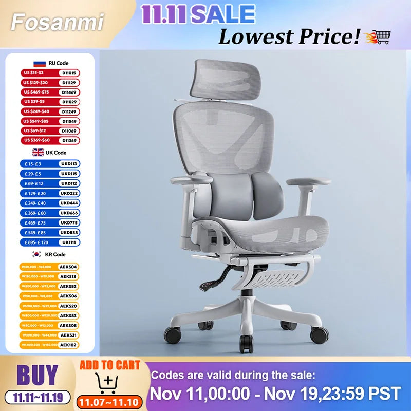 Gaming-Computerstuhl, ergonomischer Heimbürositz, 135-Grad-Backung mit Fußstütze, Lordosenstütze, höhenverstellbarer Sessel