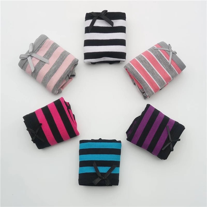 Women's cotton panties Girl Briefs Ms. cotton underwear bikini underwear sexy Ladies Briefs Free shipping 5 Pcs/set.