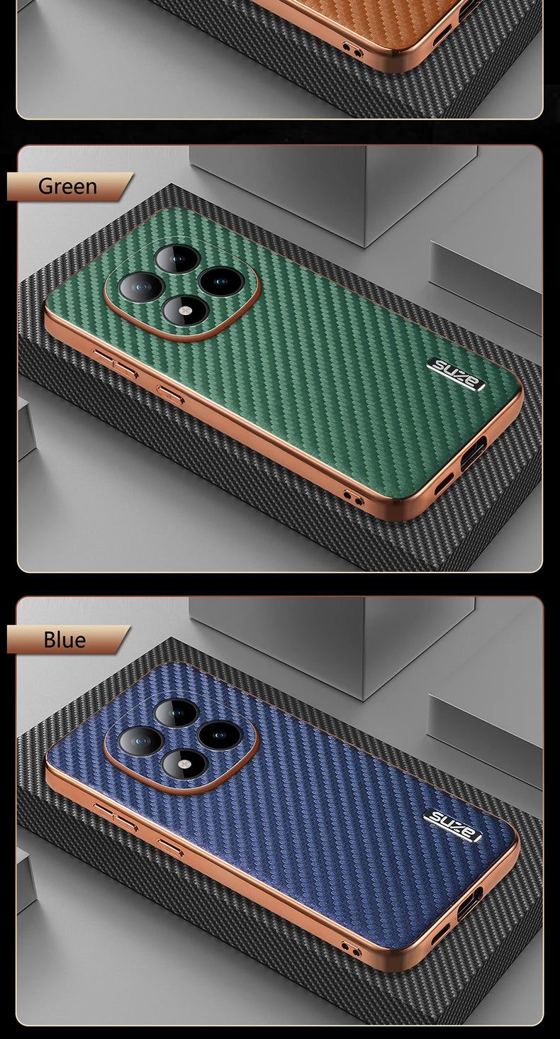 For Xiaomi Redmi Note 15 pro plus Carbon Fiber Phone Case -New Hot Series Mi Note 13/14 pro Plus/15 pro Poco X7/X6/M6 pro Case5G.