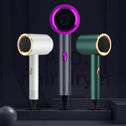 Constant Temperature Hair Dryer For Women Blue Light Negative Ion Professional Electric Hair Brush Quick Drying Low Noise Dryer