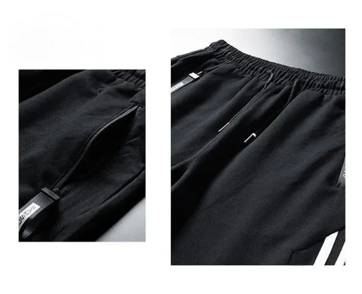 Herren Winter Trainings anzug Set einfarbige Hoodies und Kordel zug Jogging hose Loose Fit Freizeit Sportswear Anzug.