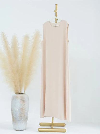 Ramadan Sleeveless Abaya Turkey Islam Arabic Muslim Long Dress African Dresses For Women Clothing Robe Musulmane Femme Vestidos.