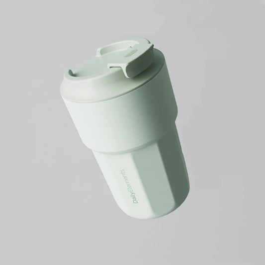 New Youpin Daily Element Portable Water Cup Coffee Mug 316 Stainless Steel Safety Seal 420ml Cold Storage Thermos Cup Mouth Snap.
