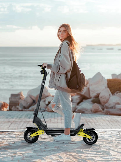 OOTD S10 Electric Scooter 1400W Motor 48V20AH Battery City Off-Road Electric Scooter Adult 10 Inch Foldable Electric Scooter.