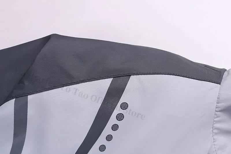 Men Sportswear New Spring Autumn Tracksuit 2 Piece Sets Sports Suit Jacket+Pant Sweatsuit Male Fashion Print Clothing Size L-5XL.