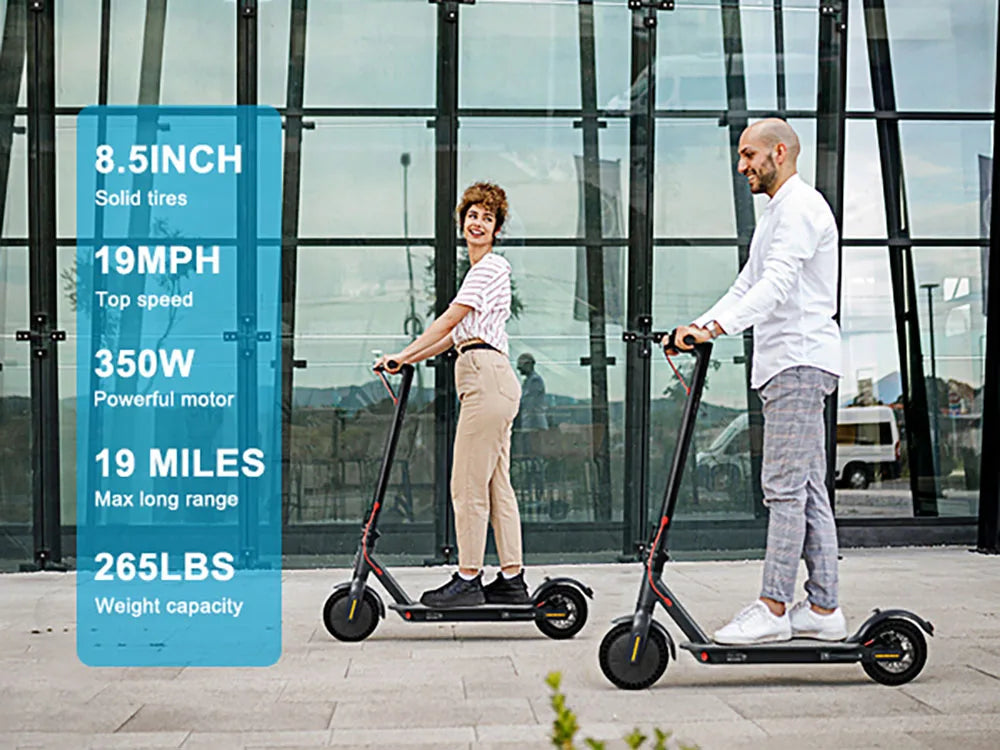 Mankeel 30KM Electric Scooter Adults 350W Foldable Electric Kick Scooter 8.5 Inch APP 10.4AH Folding E-scooter Dual Brake System.