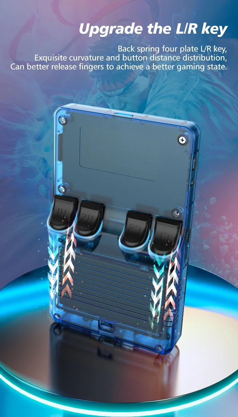 R36S R36Plus Retro Handheld Game Console Linux 64-bit System 4" IPS Screen RK3326 Portable Pocket Video Player For N64 PS1.