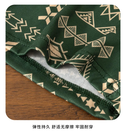 4Pcs Boxer Shorts männer Unterwäsche Eis Seide Unterhose Sexy Höschen Gedruckt Boyshort Atmungsaktive Elastische Dessous Plus Größe L-4XL