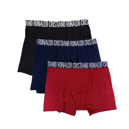 CRIIS SEVEN 7 Boxershorts für Herren, Cristiano Ronaldo, Basic-Unterwäsche aus Baumwolle, Herren-Badehose, Turnhose, bequeme Unterhose