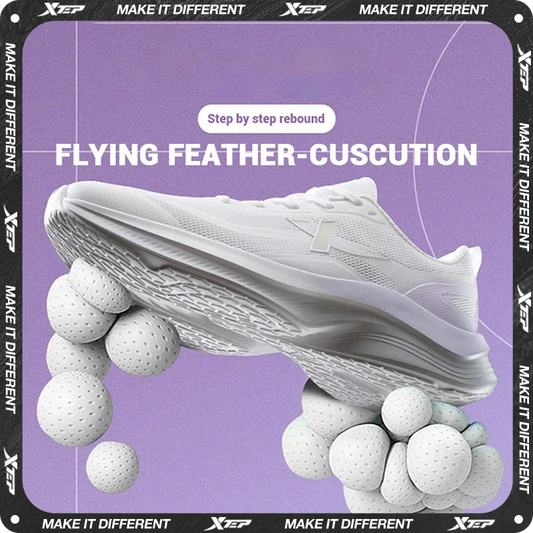 Xtep Laufschuhe für Damen, 2022, Sommer, atmungsaktiv, leicht, mit Rebound-Dämpfung, Stoßdämpfung, Sportschuhe 875218110014.