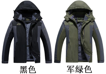 New Winter Men's Down Jacket, Red Sports Casual Coat, Blue Waterproof Jackets (This Jacket Has A Thinner Version Available).