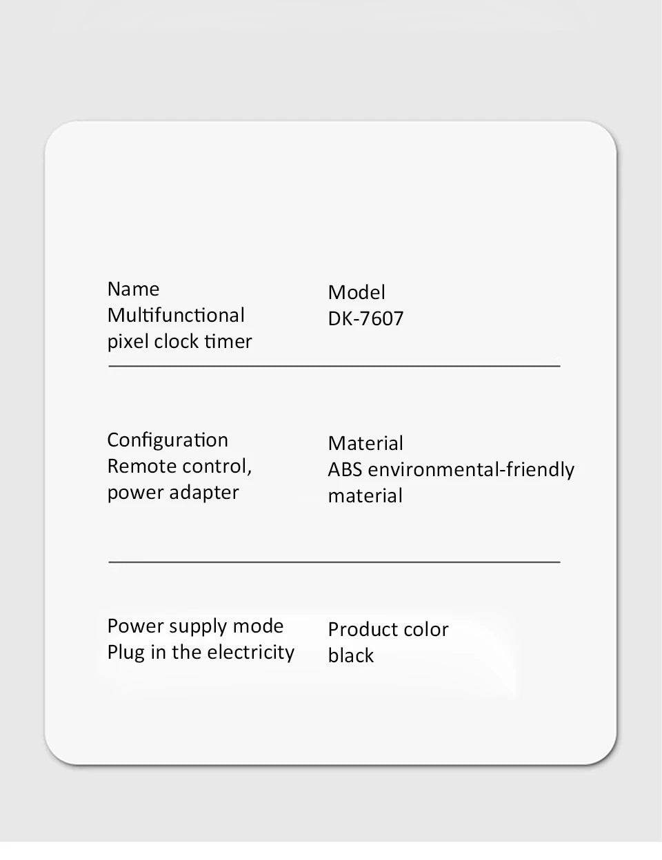 13 Zoll Pixel Digital Wanduhr Timer Positiv/Countdown/Stoppuhr Tischuhr mit Fernbedienung 12/24 Stunden LED Elektronische Uhren