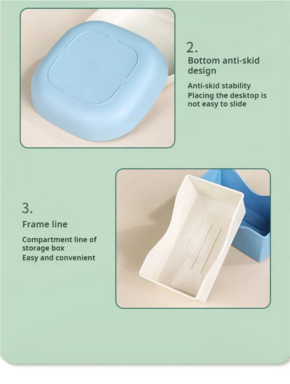 10pcs Multi-function Spit Bone Dish Food Grade Plastic  Round Square Set Dining Table Garbage Plate  Household Snack Fruit Plate.