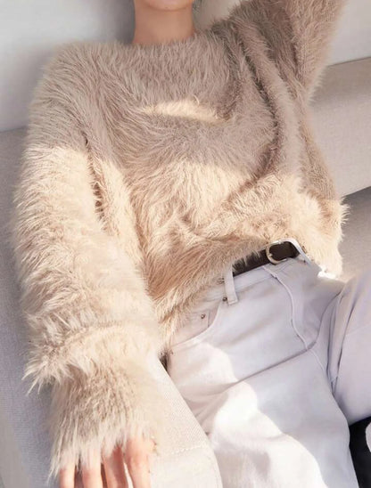 2025 Fashion Women Spring Autumn Knitted Sleeveless O-Neck Loose Pullover Sweater Tops Pull Ladies Winter Turtleneck Sweater.