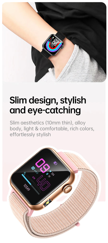 2025 New LED Women AI Smart Diagnosis Smart Watch HRV+PPG Blood Pressure Blood oxygen Health monitor IP68 NFC Smartwatches ﻿.