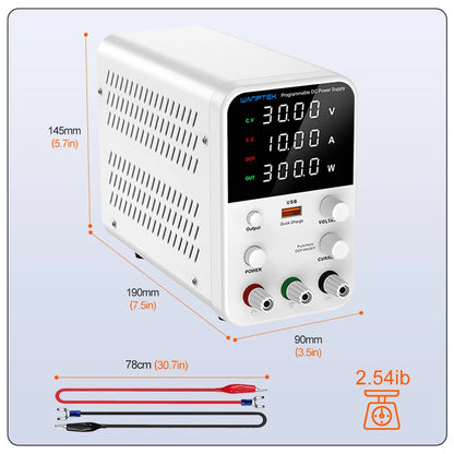 30V 10A 60V 5A DC Lab Power Supply Adjustable DC Power Supply Regulator Switching Power Supply Bench Power Supply 220V/110V.