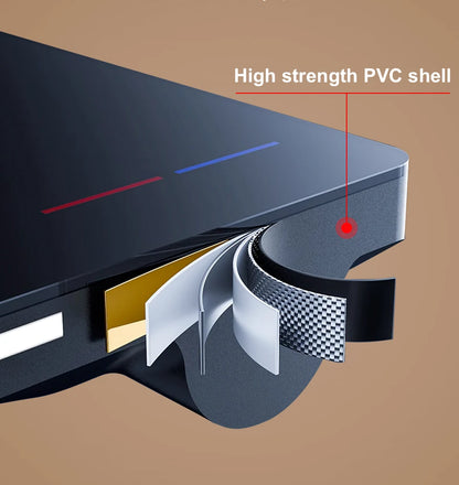 VGX LED Digital Shower System Modern Bathroom Temperature Display Shower Faucet Set Rainlfall Bathroom Mixer Bidet Shower Set