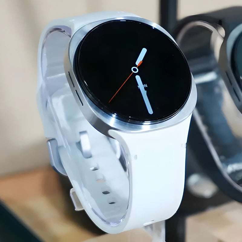 Samsung Galaxy Watch 8 new 2025 30-hour battery life with AOD on, supports wireless charging (charger included); Bluetooth 5.3,.