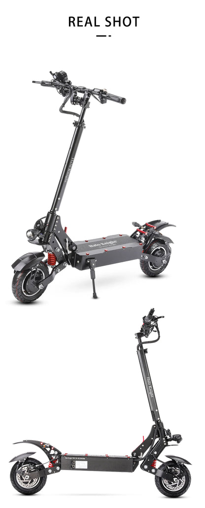 Halo Knight T108 28.8Ah 1000W Dual Motor Faldable Electric Scooter 65KM/H Max Range 60KM On-Road Tire E Scooter with Suspension