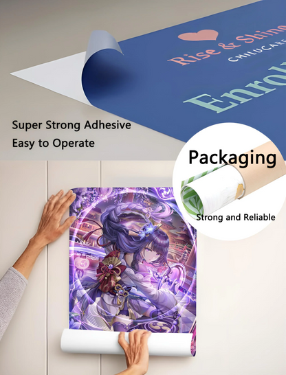 Japanese Anime Akaza D-Demon Slayer Poster High Quality Dorm Living Room Aesthetic Wall Decoration Painting Stickers Gift.