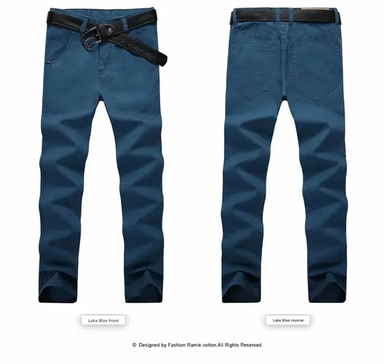 Frühling Sommer männer Hosen Farbe Gerade Bein Hosen Jugend männer Tragen Koreanischen Stil Slims Glättet Silhouette Dünne handel Hosen.