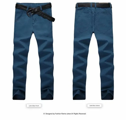 Frühling Sommer männer Hosen Farbe Gerade Bein Hosen Jugend männer Tragen Koreanischen Stil Slims Glättet Silhouette Dünne handel Hosen.